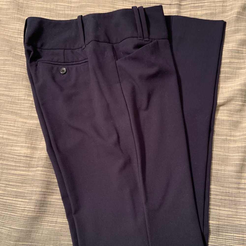 Tall navy blue suit pants